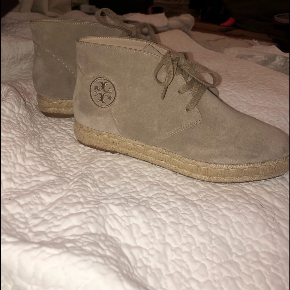 NEW Tory Burch Rio Lace-up Espadrille Bootie